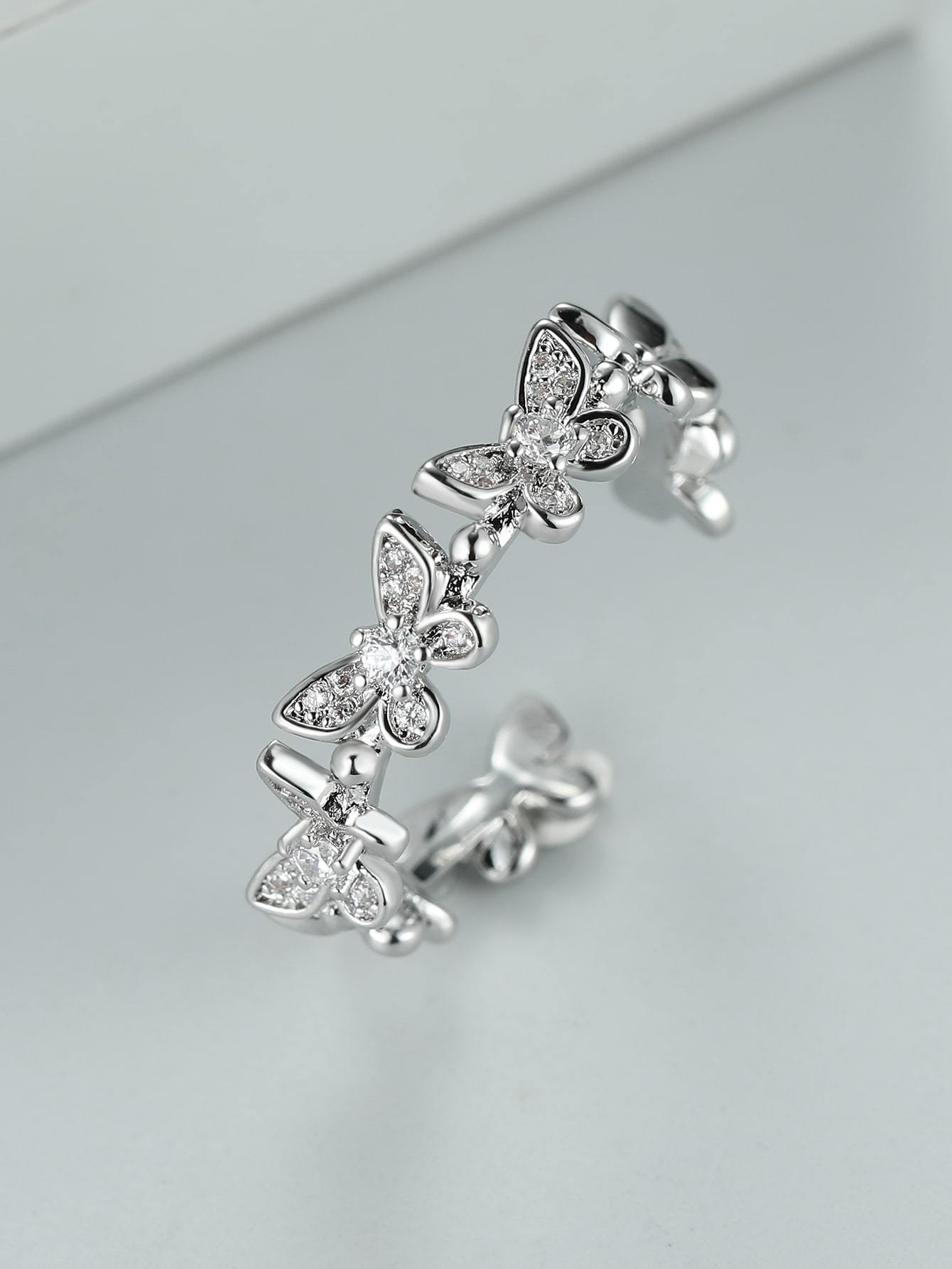 Butterfly Decor Cuff Ring