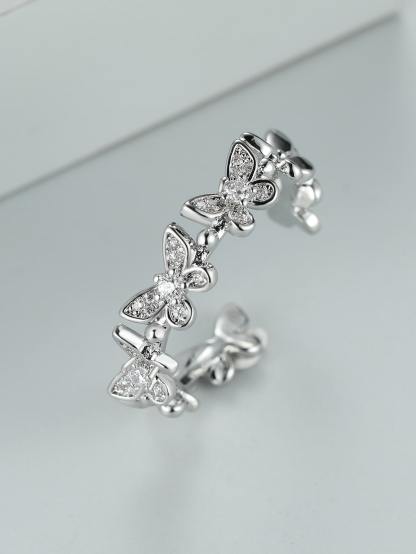 Butterfly Decor Cuff Ring