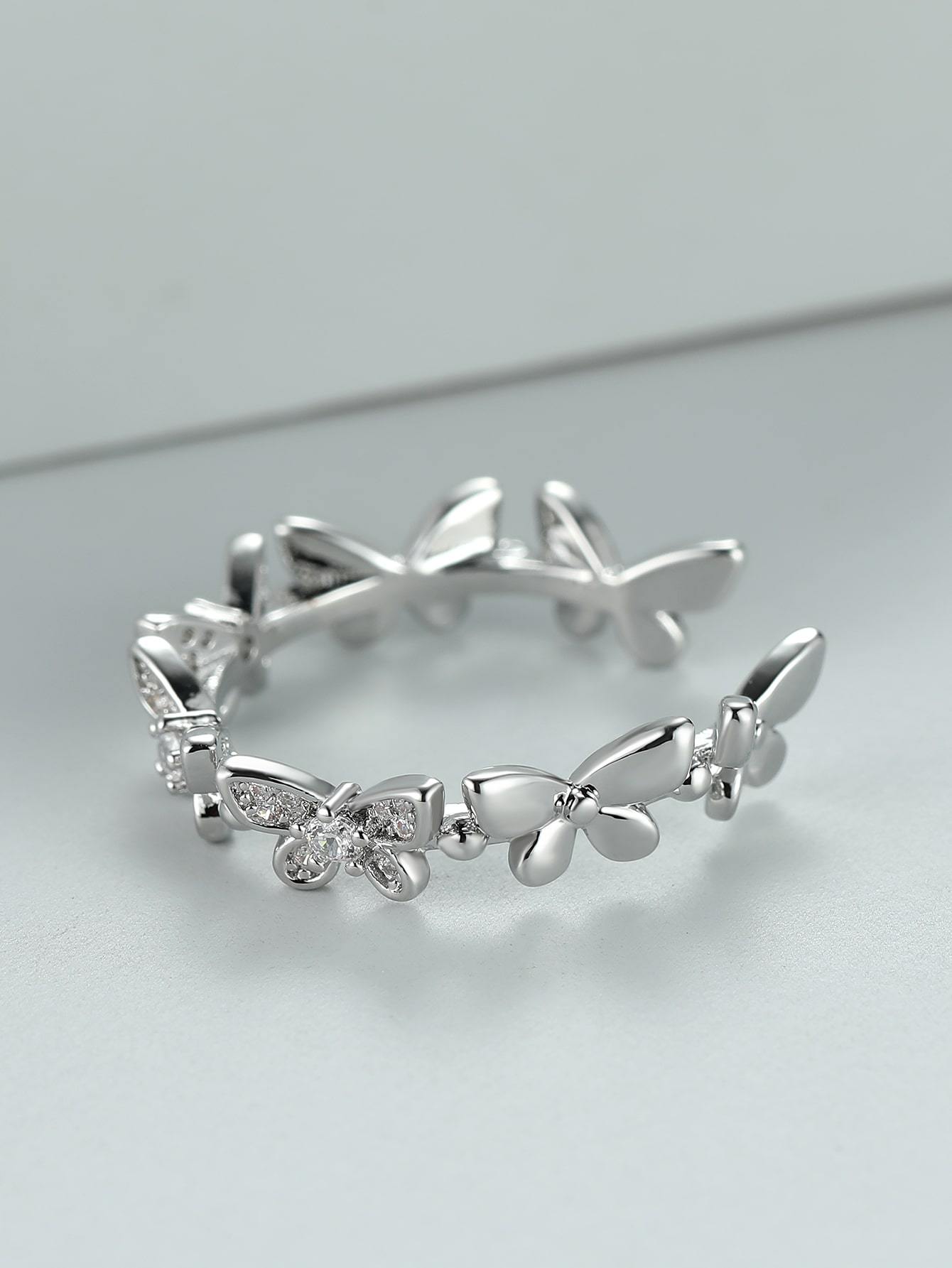 Butterfly Decor Cuff Ring