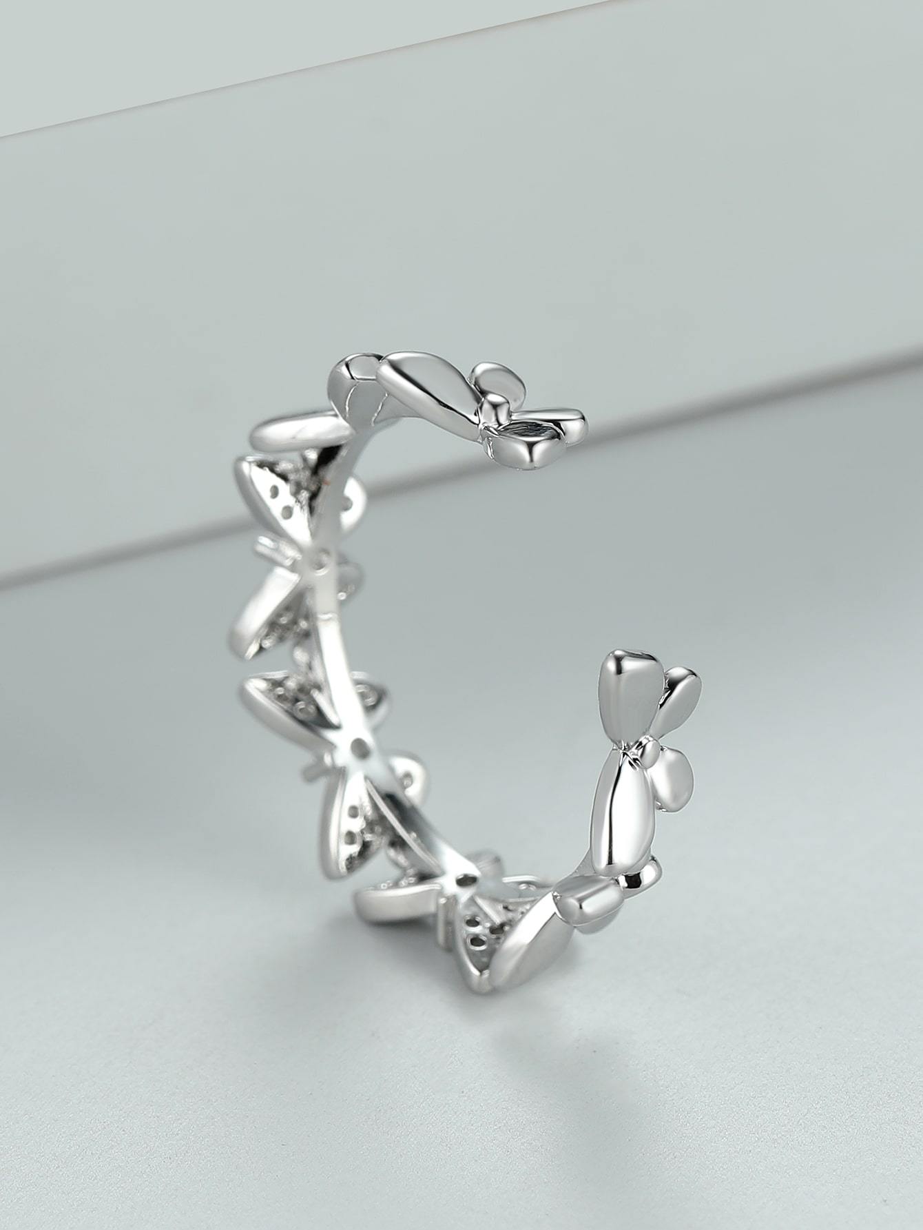 Butterfly Decor Cuff Ring