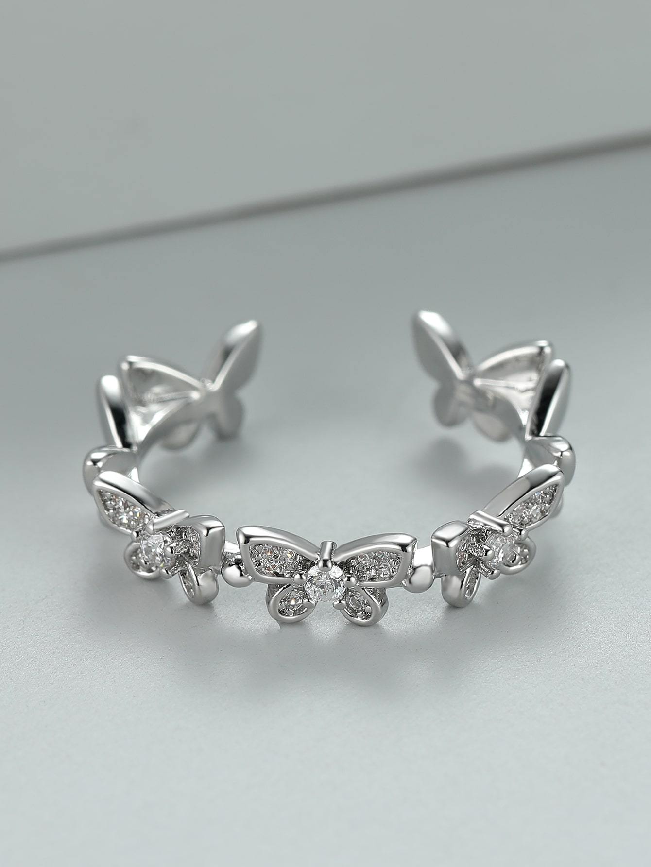 Butterfly Decor Cuff Ring