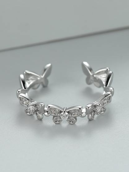 Butterfly Decor Cuff Ring