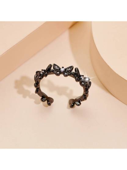 Butterfly Decor Cuff Ring