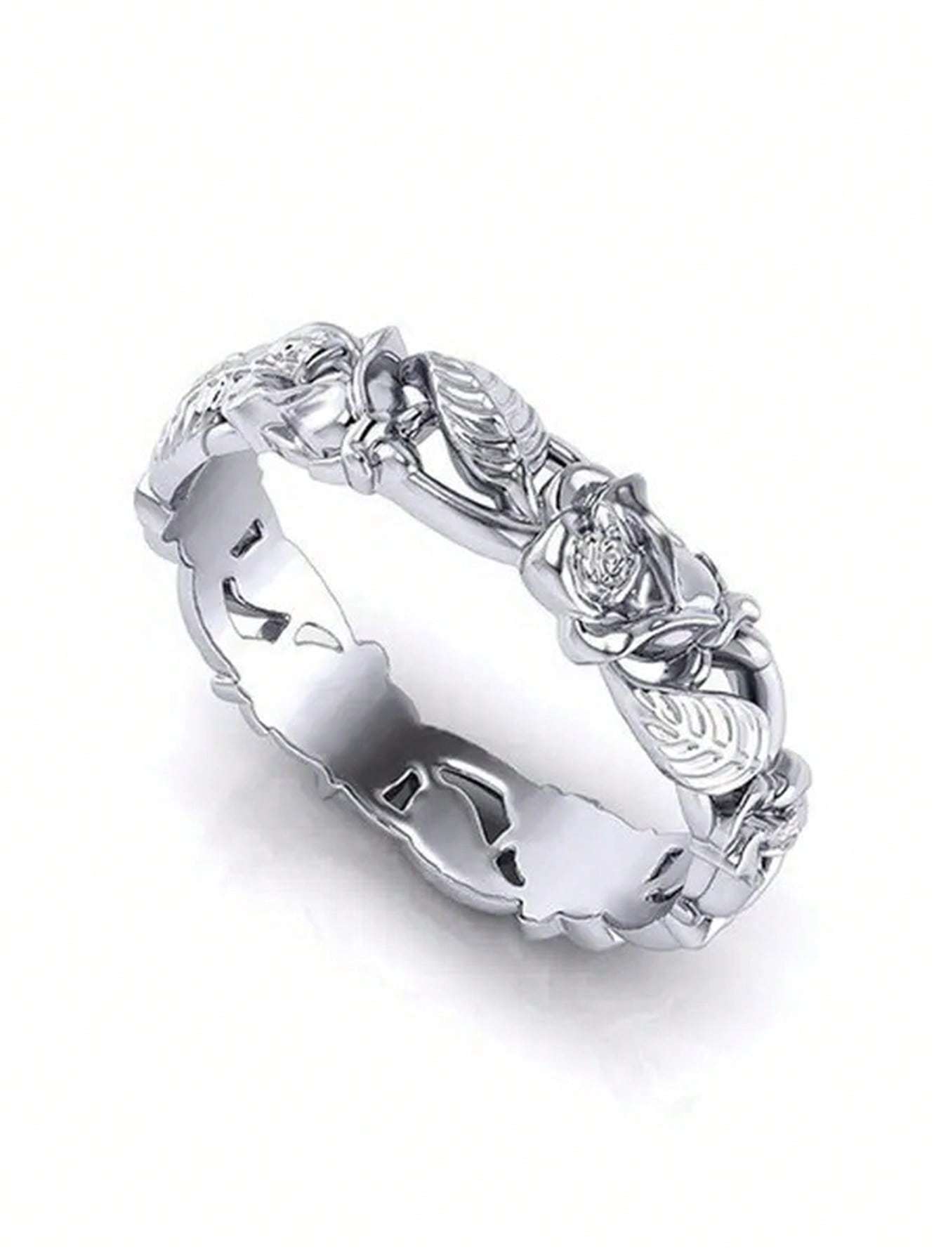1 PC Elegant Flower Ring For Women