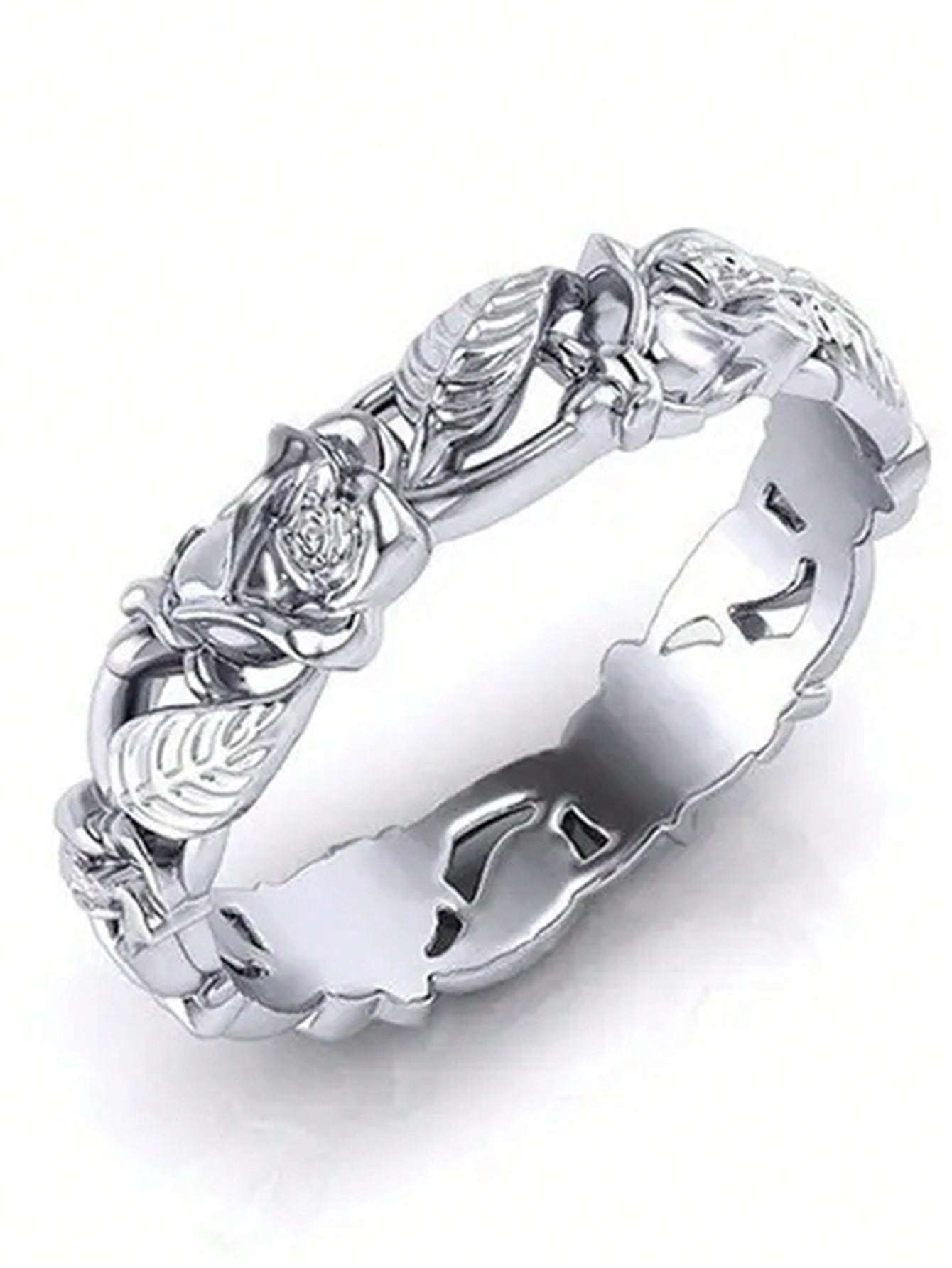 1 PC Elegant Flower Ring For Women