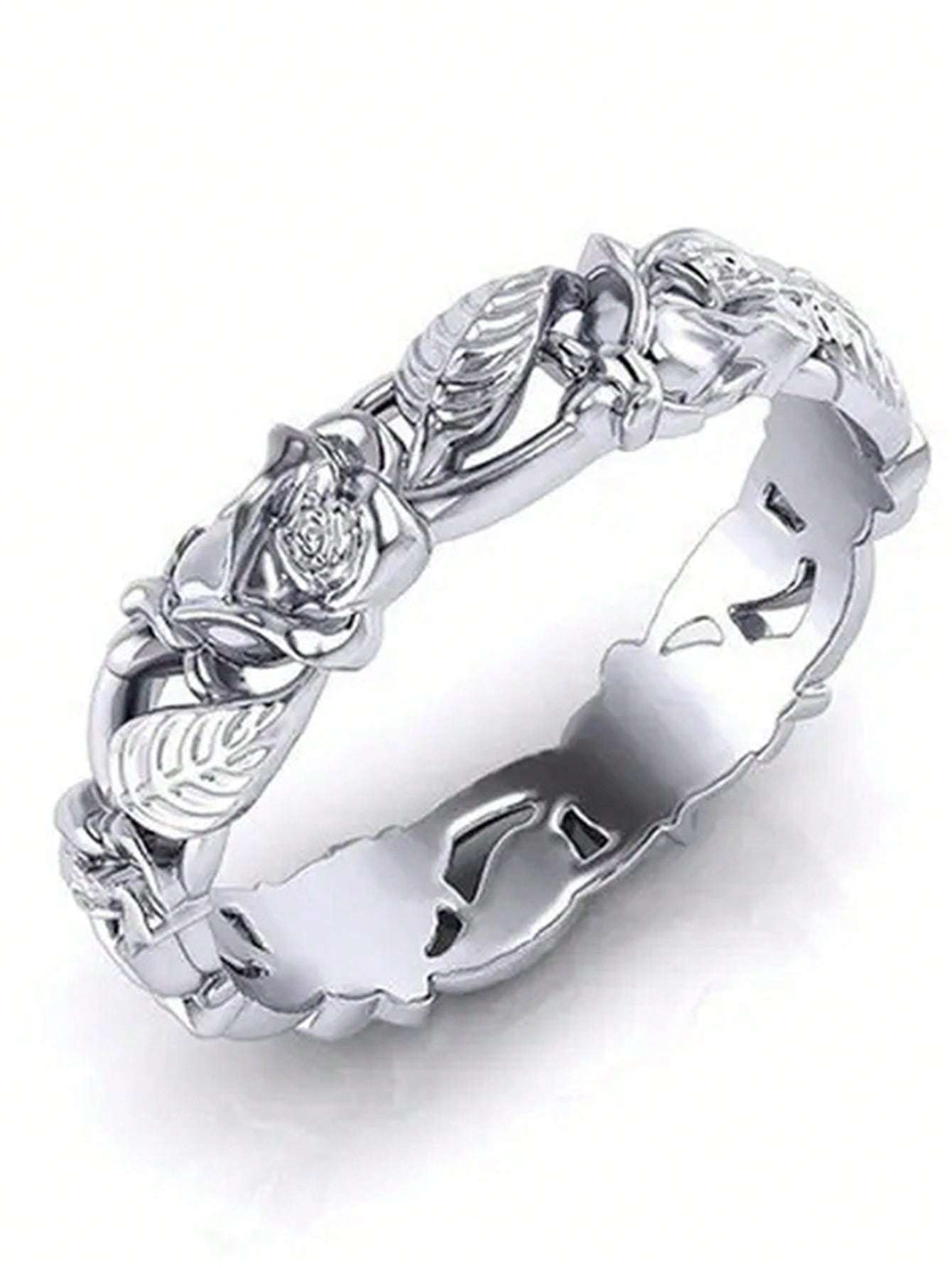 1 PC Elegant Flower Ring For Women