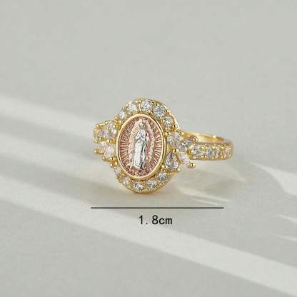 Tri-Color Virgencita Rings