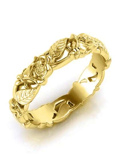 1 PC Elegant Flower Ring For Women