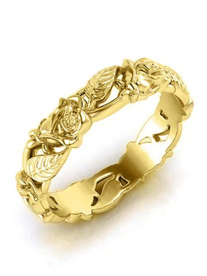 1 PC Elegant Flower Ring For Women