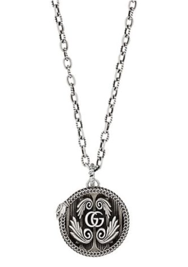 Garden Snake Pendant Necklace