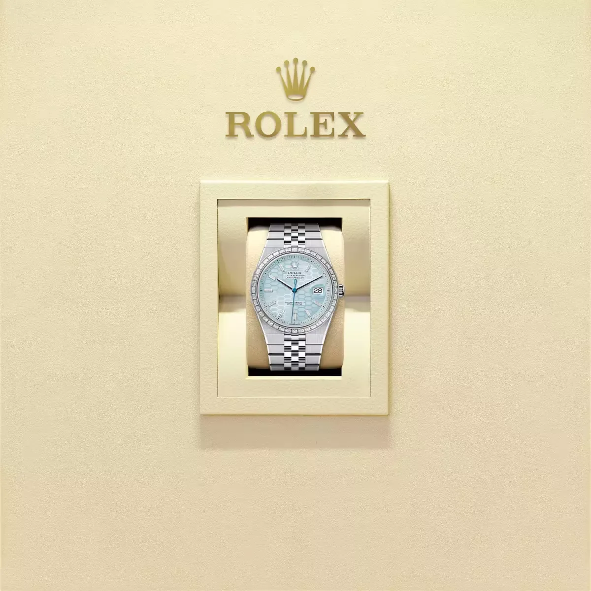 Land-Dweller 40, Oyster, 40 mm, platinum  Reference 127336