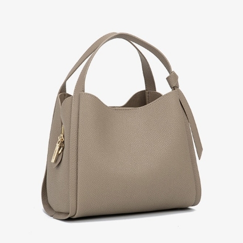 Versatile leather shoulder bag, large capacity handbag for women, fashionable cross-body bag 519717