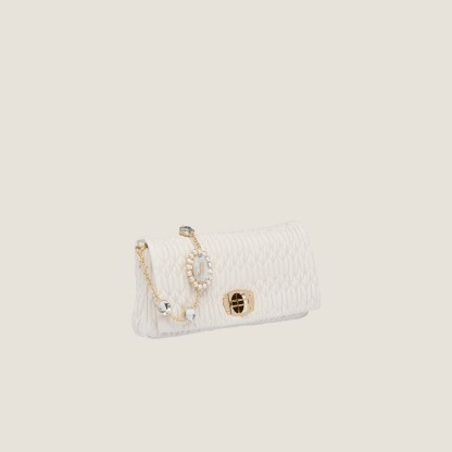 Iconic Crystal Cloqué Nappa leather bag