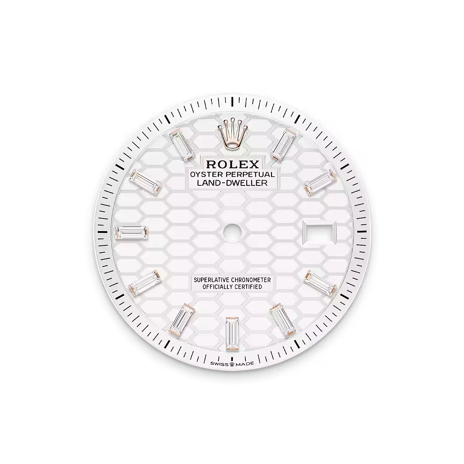 Land-Dweller 36, Oyster, 36 mm, Everose gold and diamonds  Reference 127285TBR