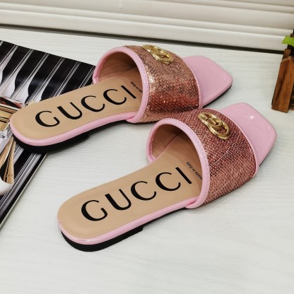 WOMEN'S SLIDE WITH DOUBLE G