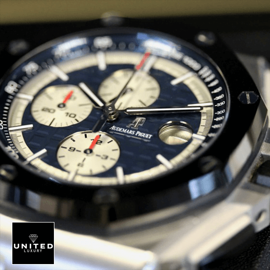 Royal Oak Offshore Replica 2 AP Royal Oak Novelty Blue Dial Replica close analog view