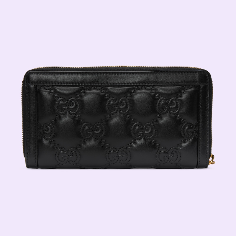MATELASSE ZIP-AROUND WALLET