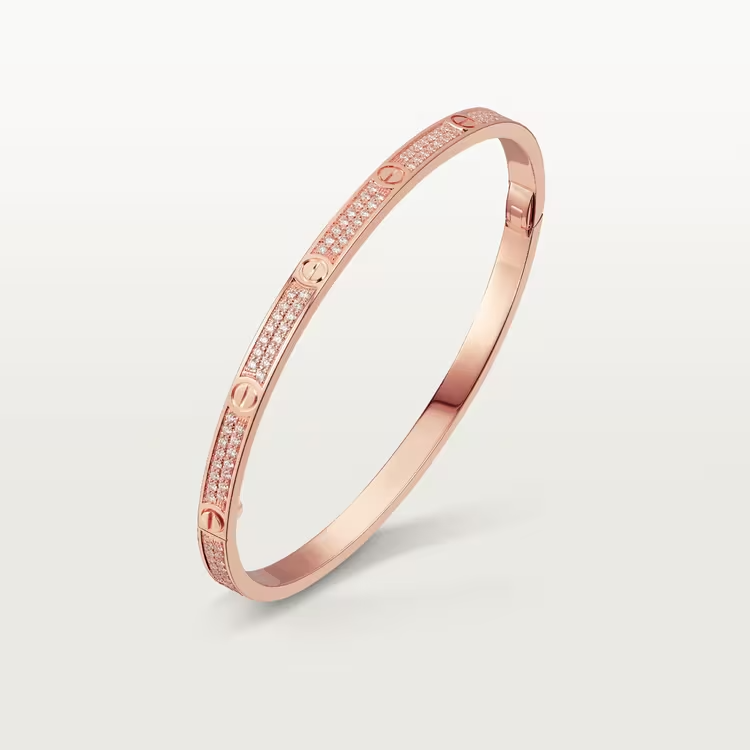 LOVE BRACELET, SMALL MODEL, PAVED