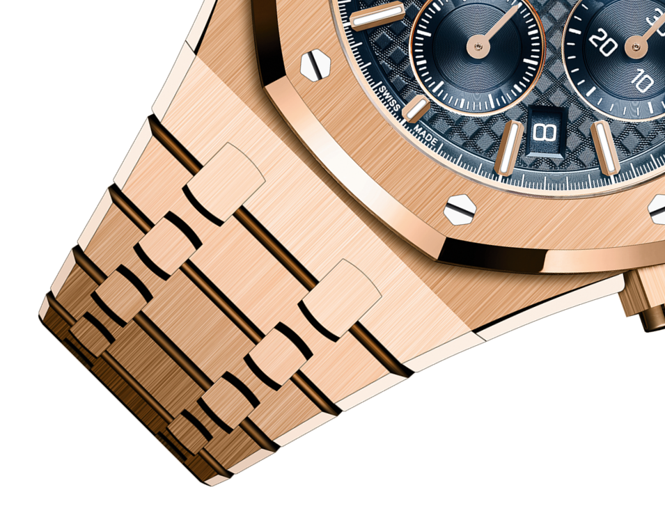 CHRONOGRAPHE À REMONTAGE AUTOMATIQUE ROYAL OAK Réf. 26715OR.OO.1356OR.01