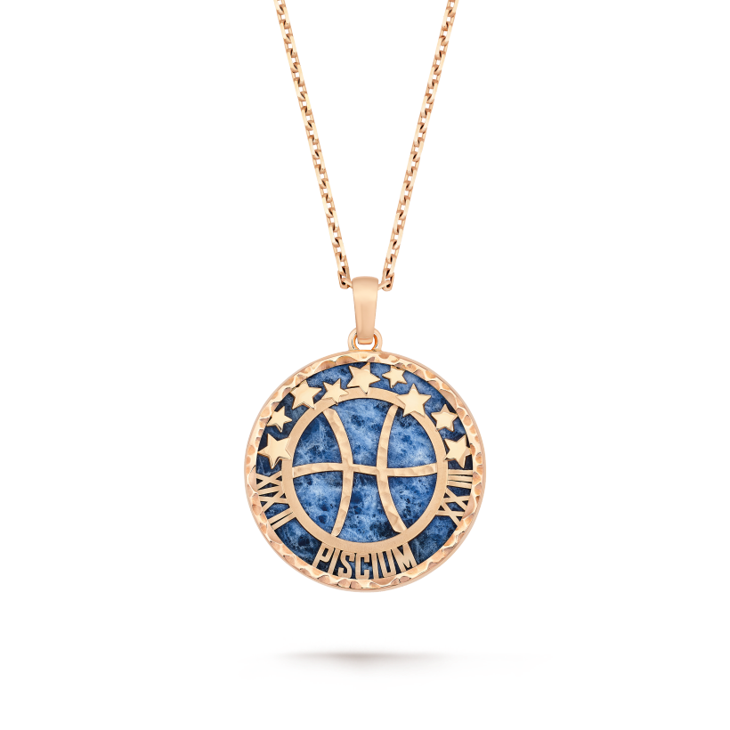 Zodiaque long necklace Piscium (Pisces)