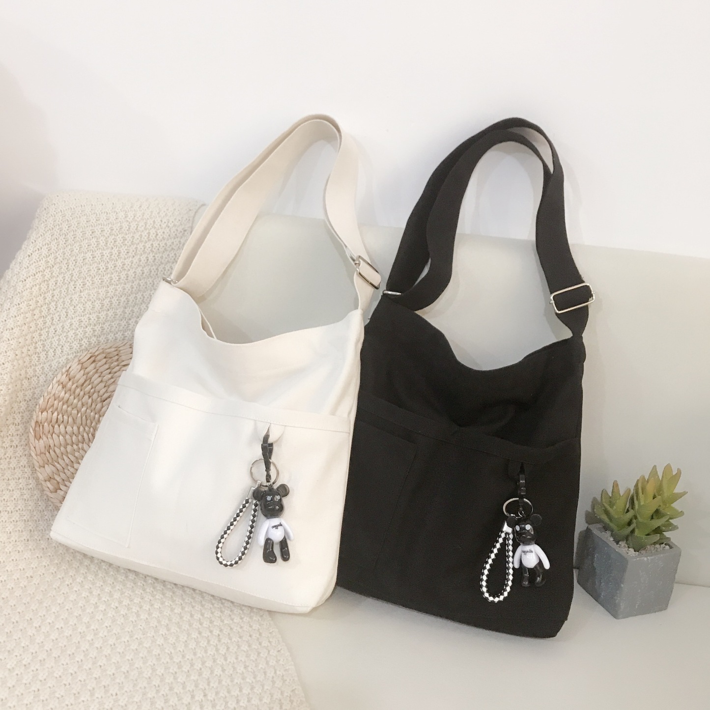 New large-capacity canvas bag 519773