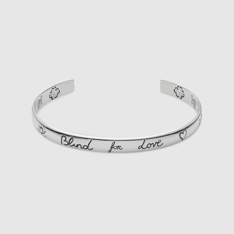 BLIND FOR LOVE' BRACELET IN SILVER