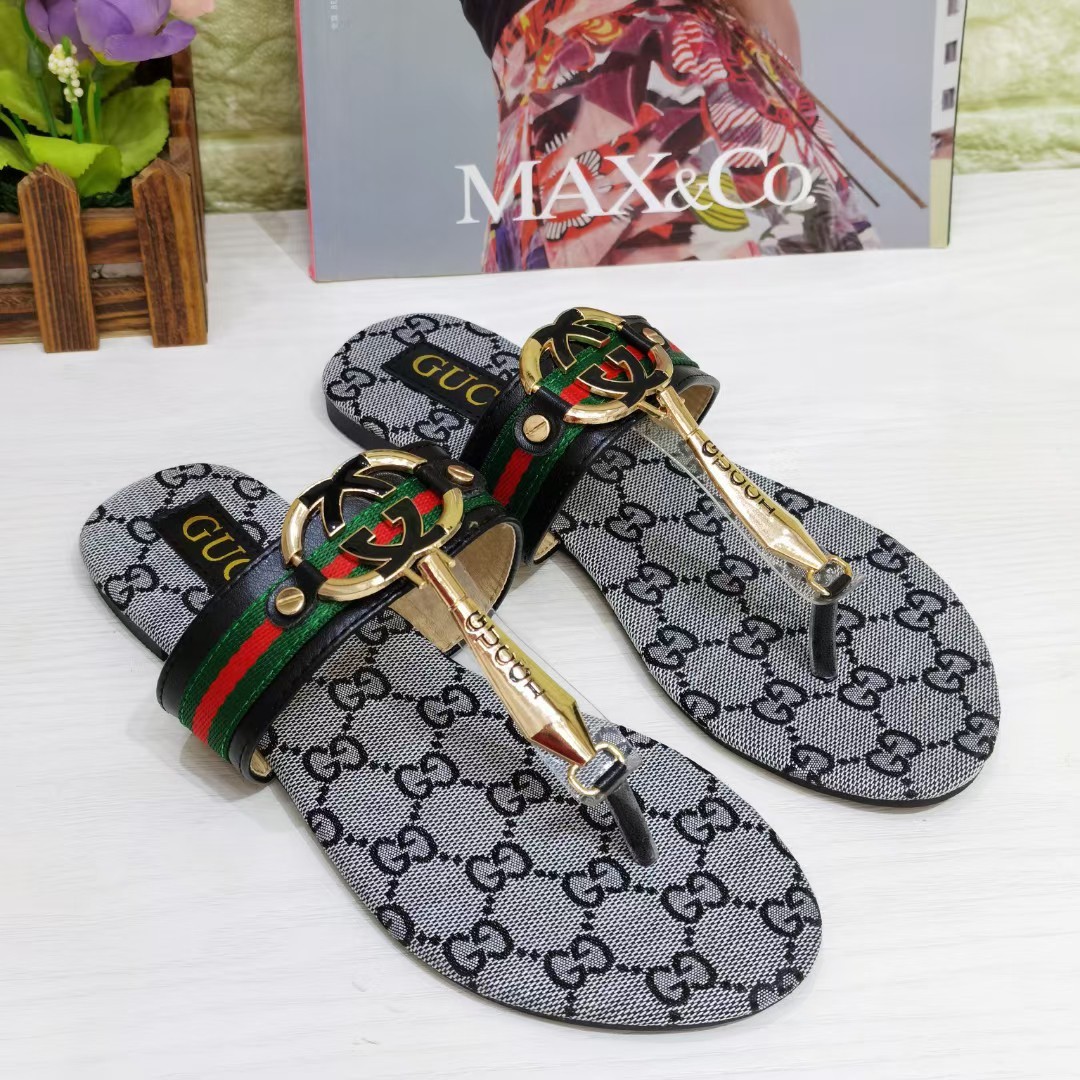 WOMEN'S SLIDE WITH DOUBLE G