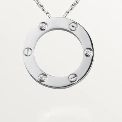 LOVE NECKLACE, 3 DIAMONDS