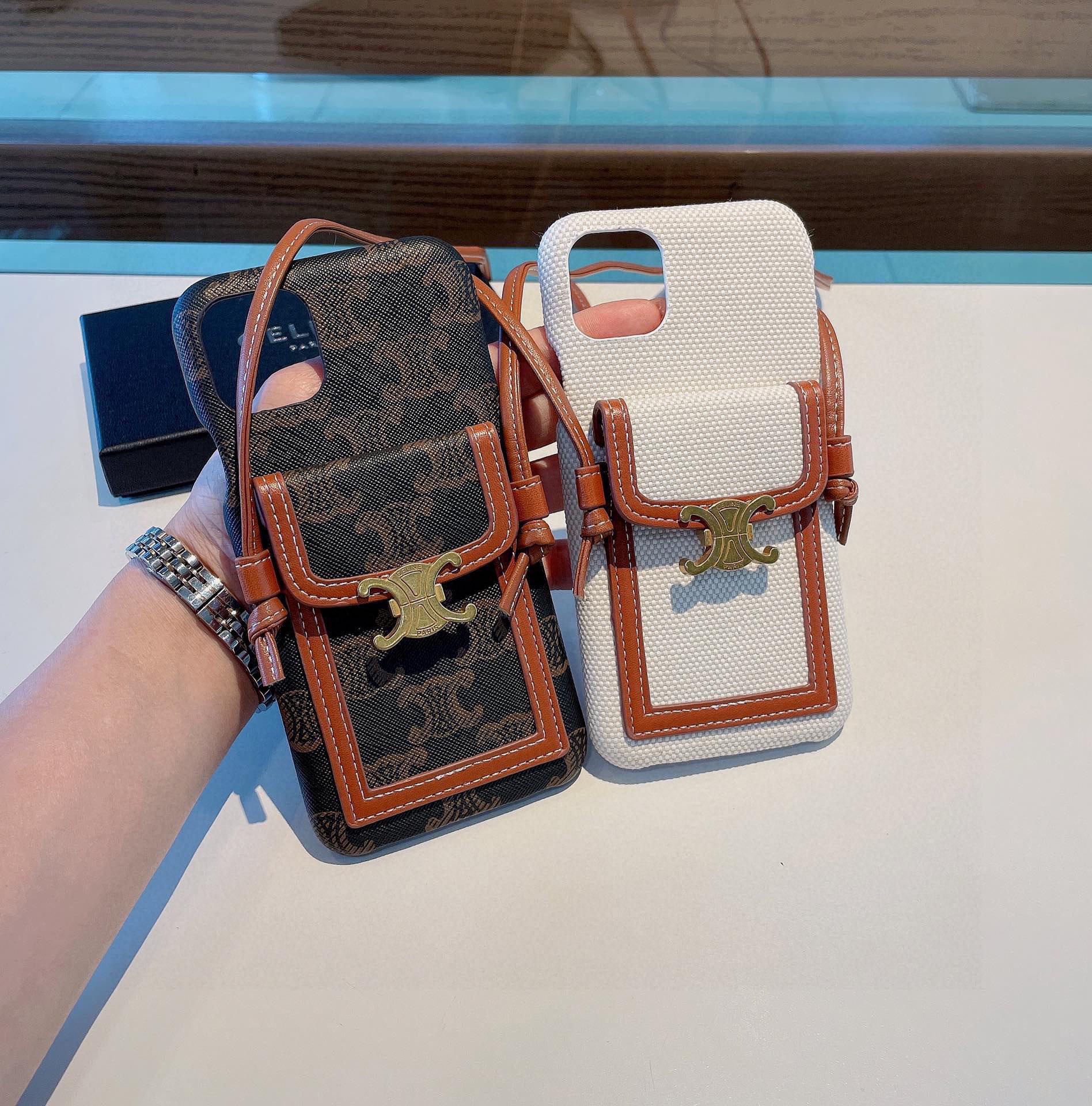 Celine Card Pouch Phone Case
