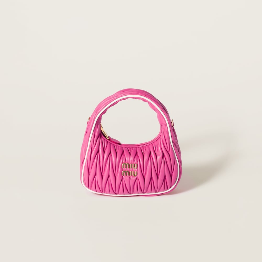 Wander matelassé nappa leather bag