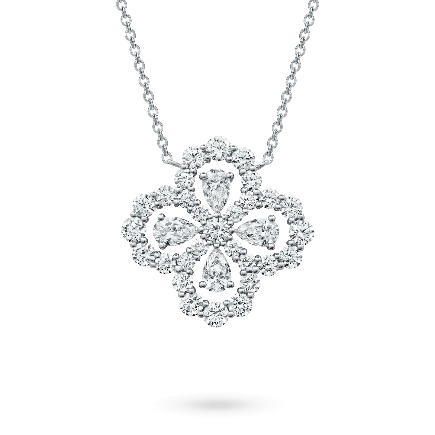 Diamond Loop Full Motif Diamond Pendant