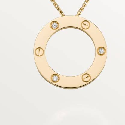 LOVE NECKLACE, 3 DIAMONDS