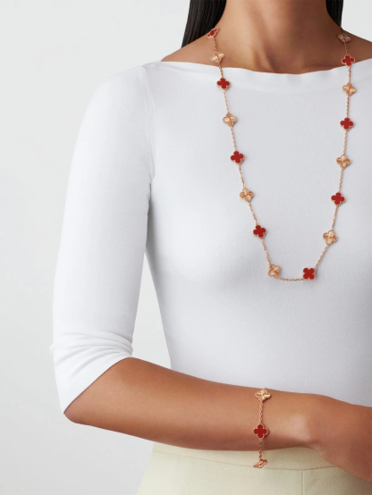 Vintage Alhambra bracelet, 5 motifs