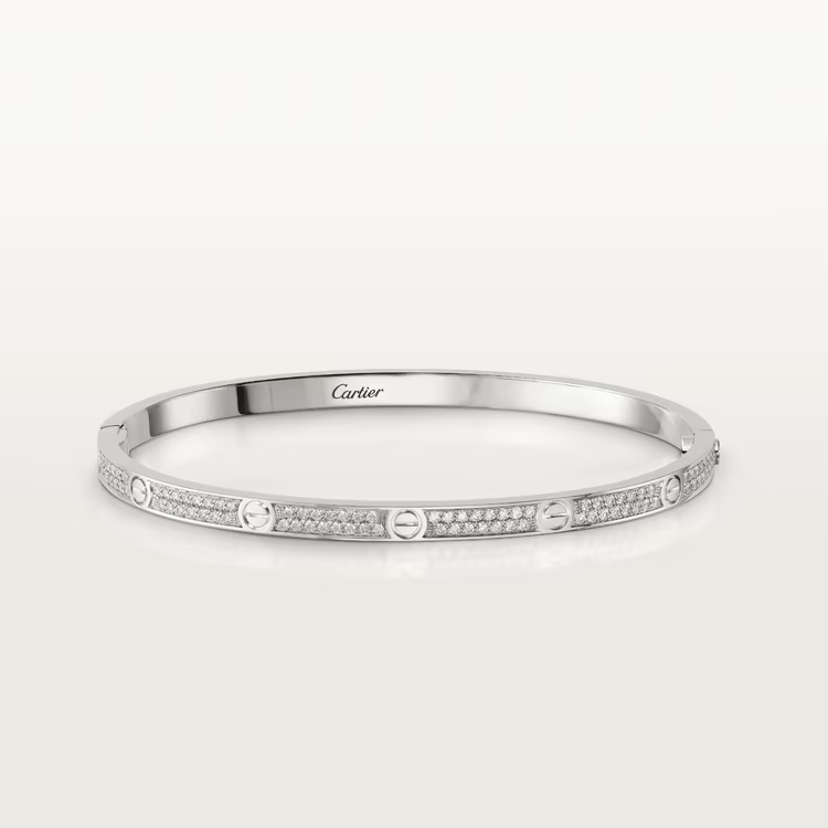 LOVE BRACELET, SMALL MODEL, PAVED
