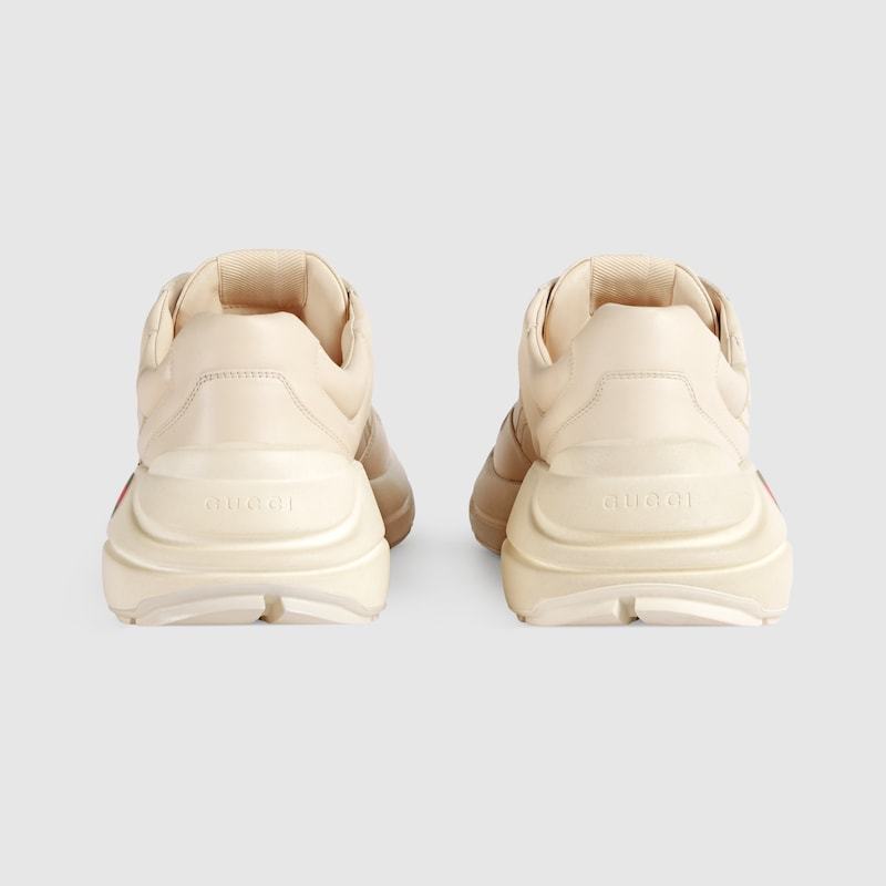 MEN'S RHYTON LOGO LEATHER SNEAKER