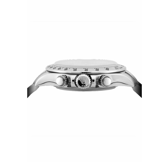 Cosmograph Daytona Steel Bezel Black Dial Men's Watch 116520-0015