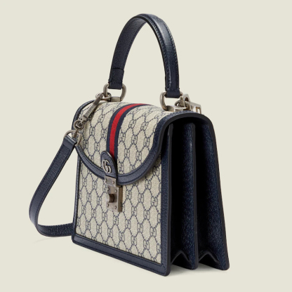 OPHIDIA  SMALL TOP HANDLE BAG