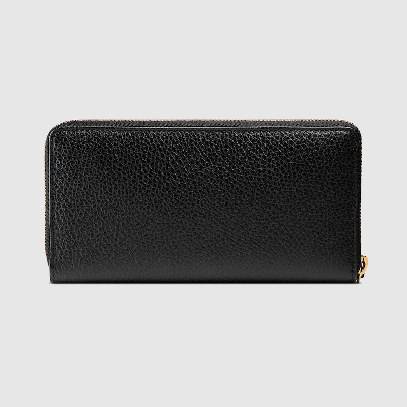 LEATHER ZIP AROUND WALLET