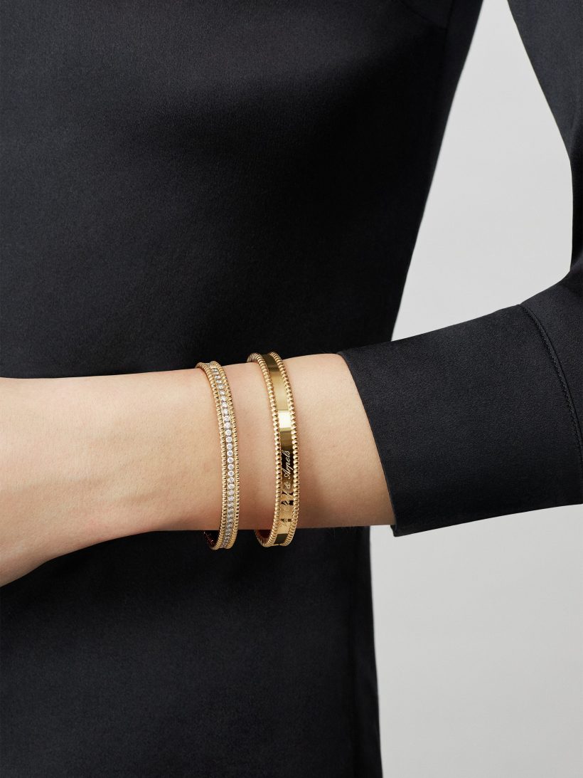 Perlee diamonds bracelet, 1 row, medium model