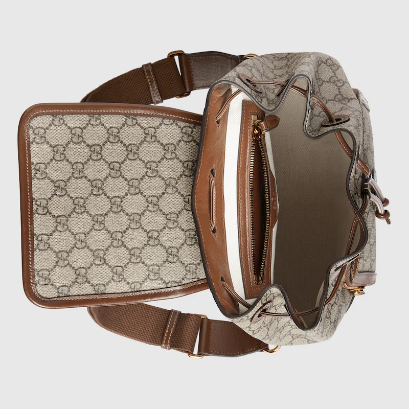 BACKPACK WITH INTERLOCKING G