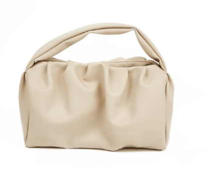 Simple Cloud Bag Ins Texture Solid Color Women's Handbag Trendy All-Match Internet Celebrity Hand Bag Cosmetic Bag