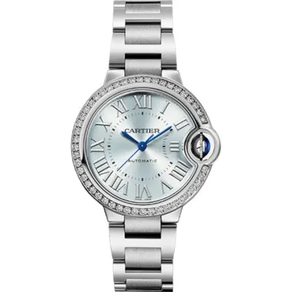 CARTIER Ballon Bleu BLEU Blue Diamond 33 mm W4BB0028 - United Luxury