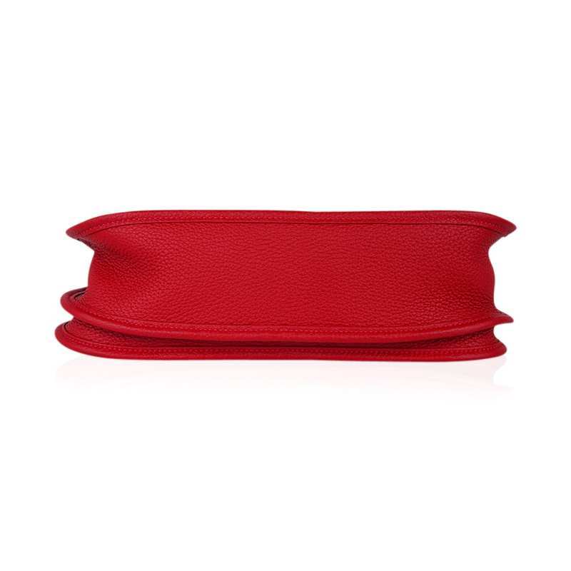 Evelyne PM Bag Rouge Casaque Clemence Palladium Hardware