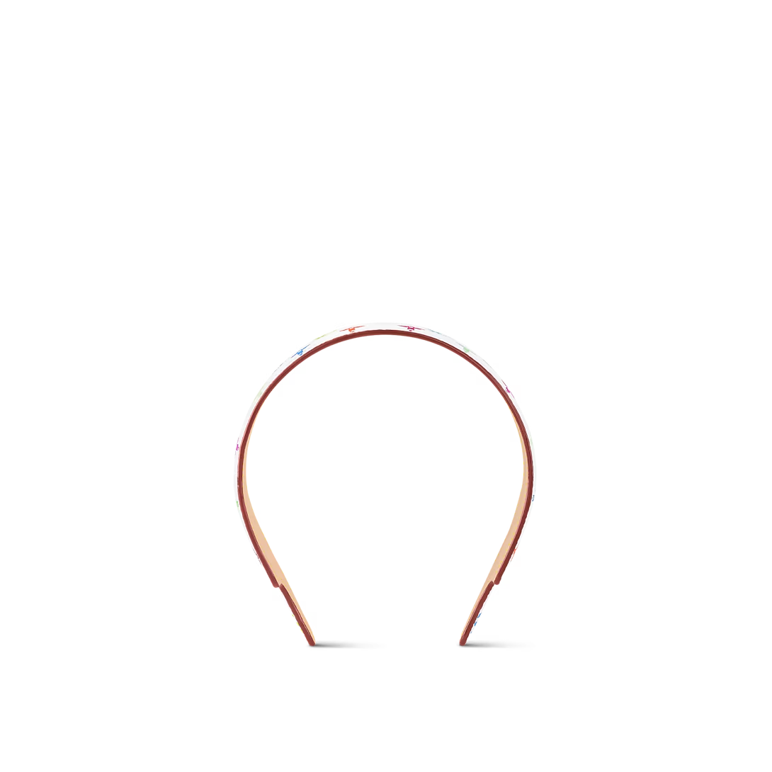 x TM Monogram Multicolor LV Outline Headband