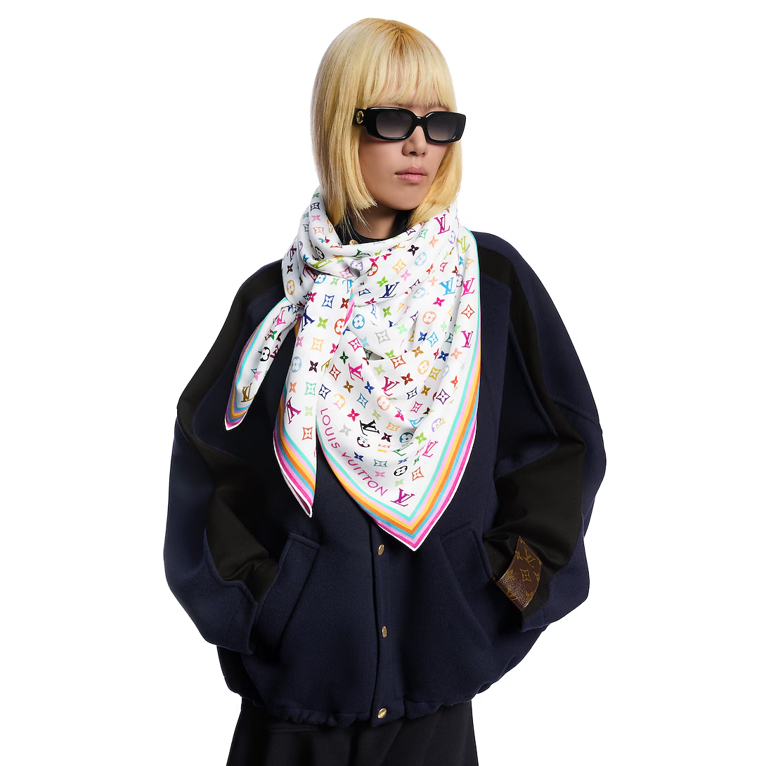 x TM Monogram Multicolor Shawl
