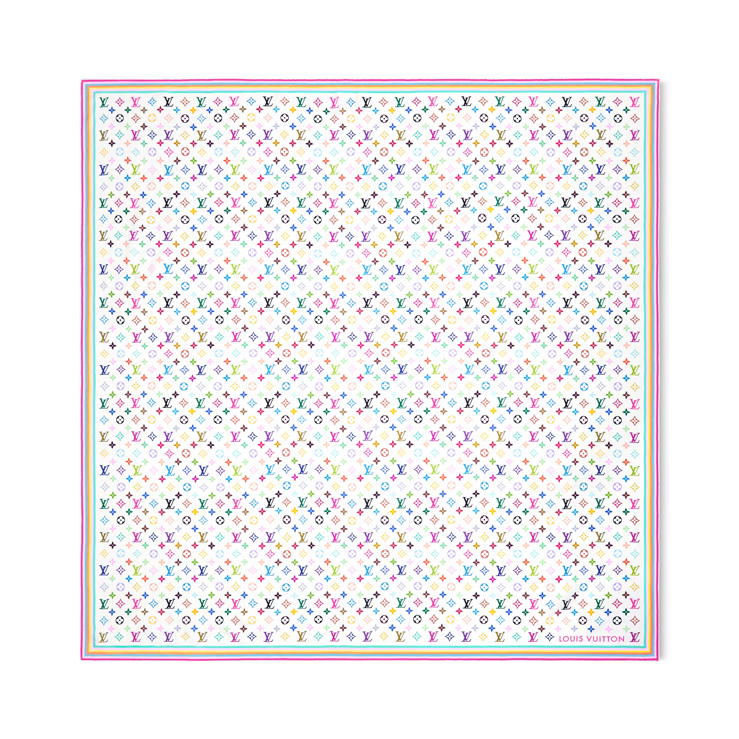 x TM Monogram Multicolor Shawl