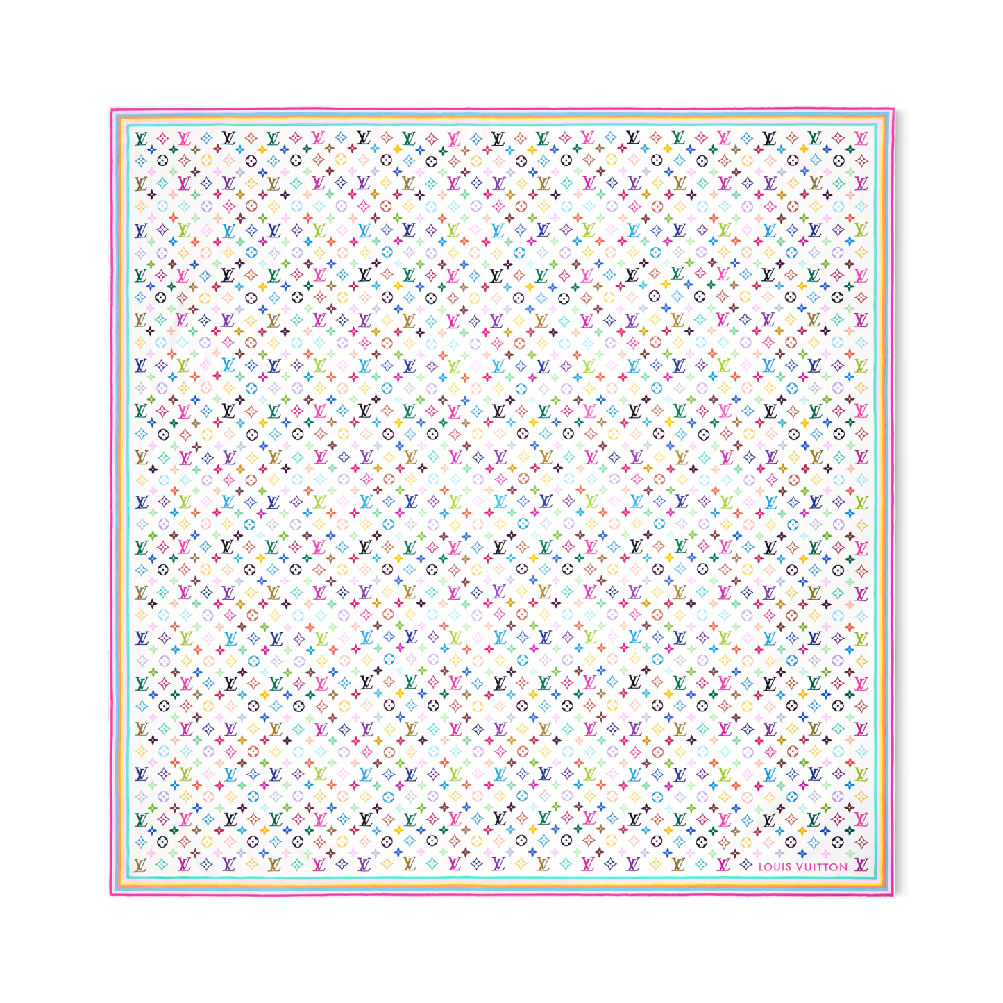 x TM Monogram Multicolor Shawl