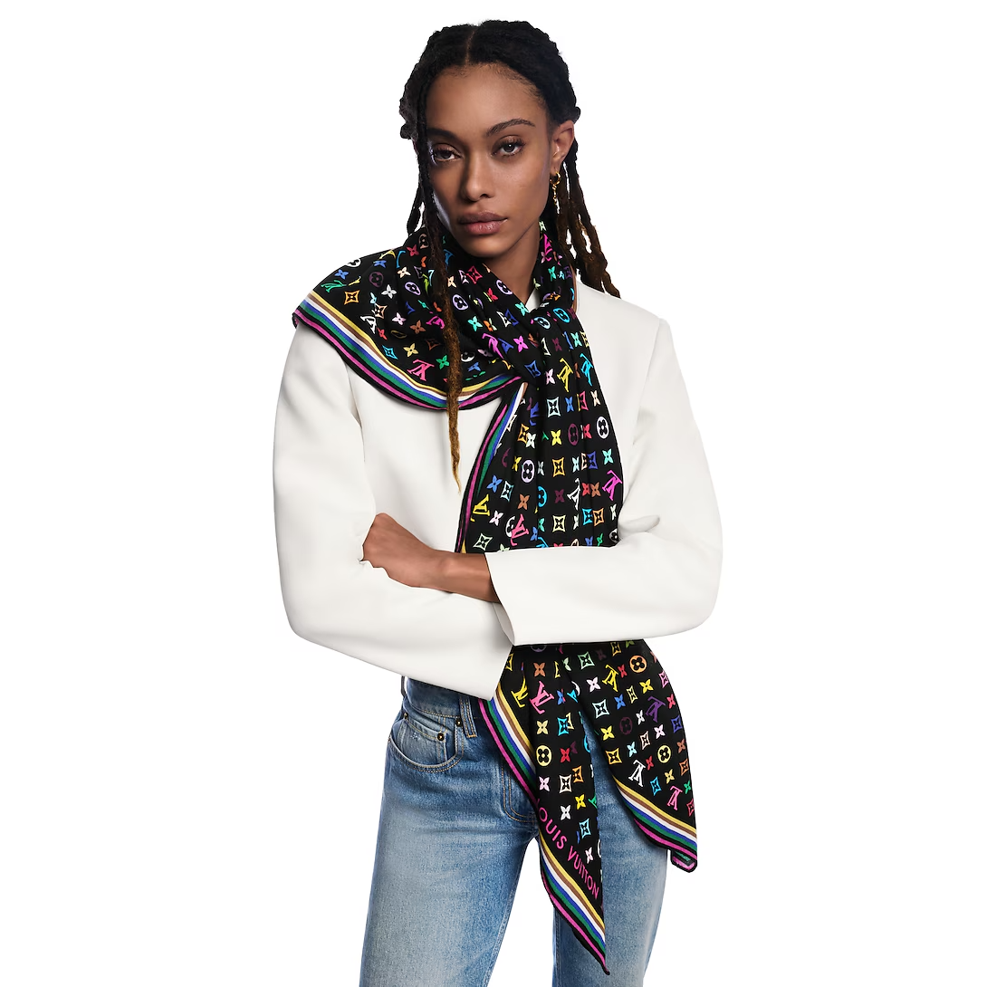 x TM Monogram Multicolor Shawl