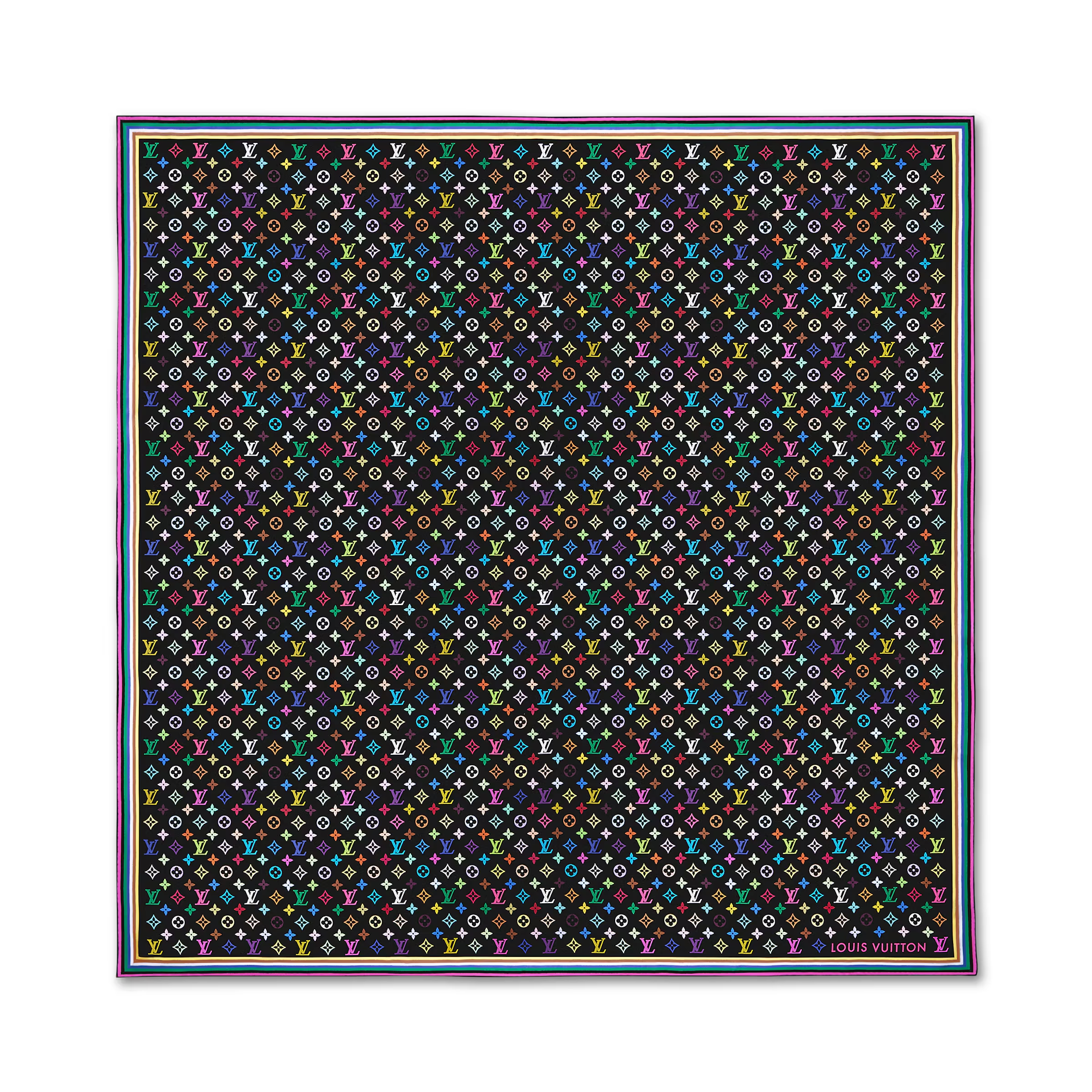 x TM Monogram Multicolor Shawl