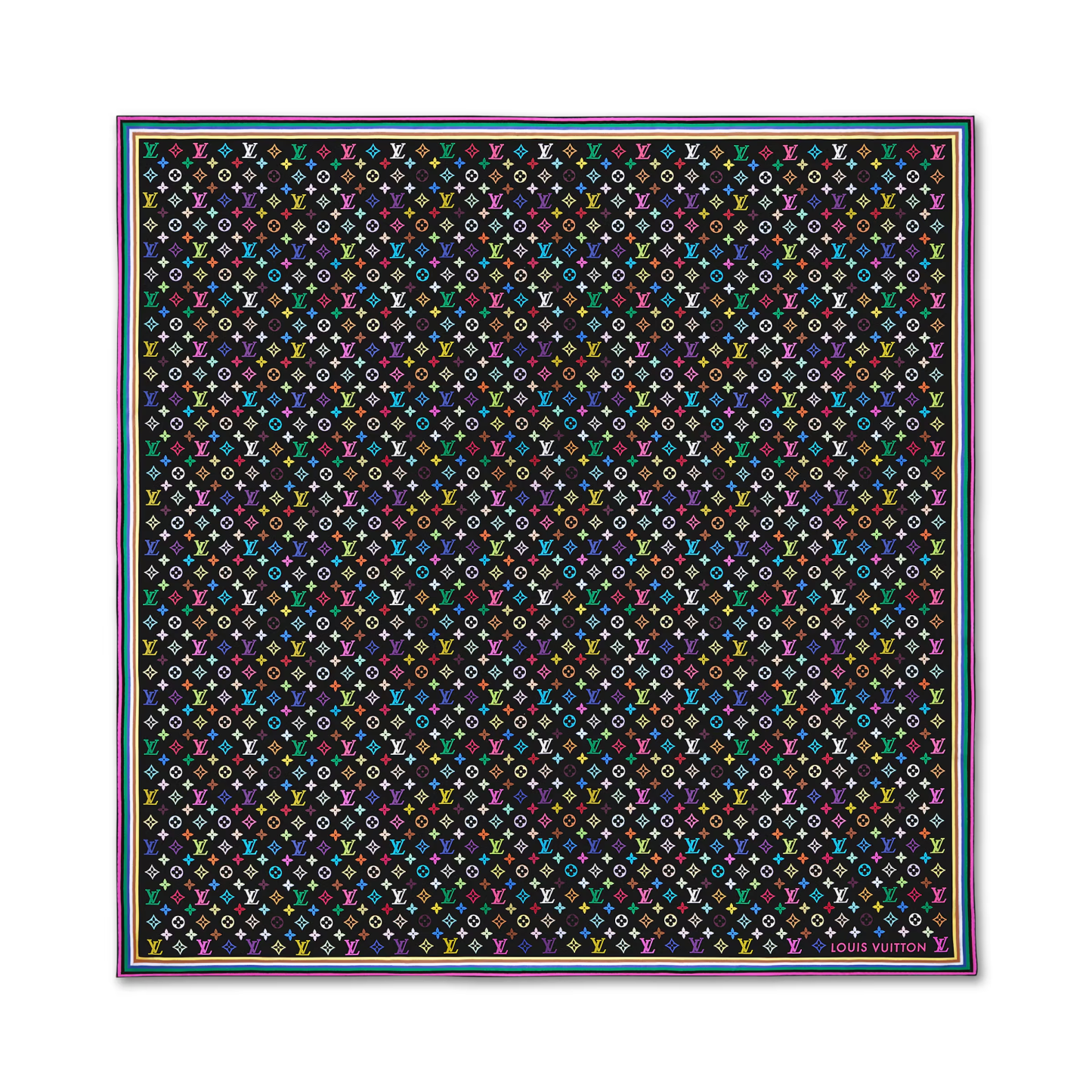 x TM Monogram Multicolor Shawl